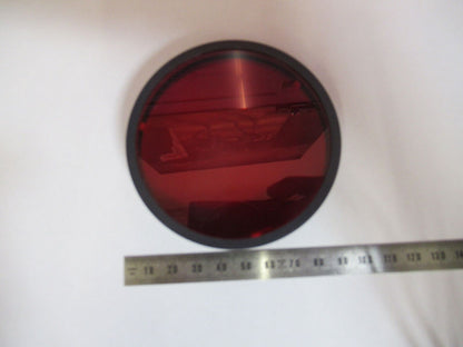 OPTICAL LARGE RED FILTER RECON MIL SPEC LASER OPTICS AS PICTURED #S5-A-01