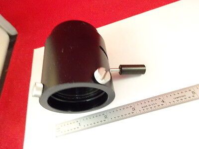 MICROSCOPE PART LENS FILTER ADAPTER ATTACHMENT UNKNOWN MAKER OPTICS AS IS #AM-23