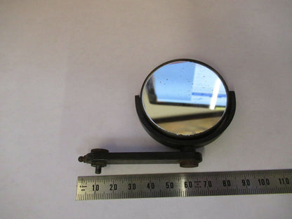 ANTIQUE BAUSCH LOMB MIRROR OPTICS MICROSCOPE PART AS PICTURED Q4-A-21