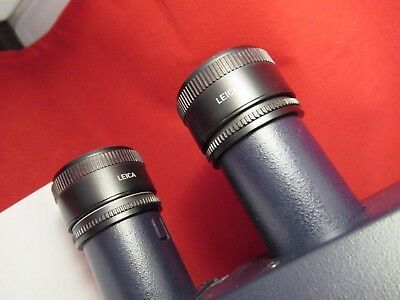 LEICA DMR GERMANY HEAD 551011 BINOCULAR MICROSCOPE PART OPTICS &100-30