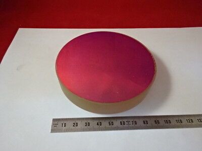 OPTICAL FLAT ZERODUR 4" DIA DICHROIC MIRROR 1/10 WAVE LASER OPTICS &6-A-30