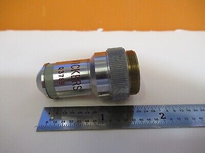 VICKERS UK ENGLAND OBJECTIVE 10X OPTICS MICROSCOPE PART AS PICTURED #1E-C-10