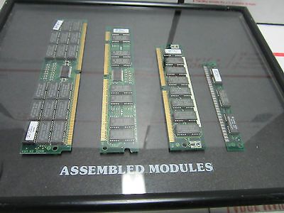 FRAMED FAIRCHILD CORPORATE ART COMPUTER MEMORY ASSEMBLED MODULES AS IS BIN#B4