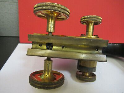 ANTIQUE LEITZ WETZLAR GERMANY LIMB STAGE MICROSCOPE PART AS PICTURED &B1-B-13