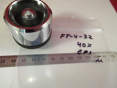 WILD SWISS OBJECTIVE EPI 40X MICROSCOPE PART OPTICS AS PICTURED &FT-4-32