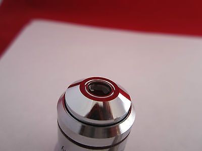 MICROSCOPE PART OBJECTIVE GERMANY ACHROMAT OPTICS 10X  BIN #7C