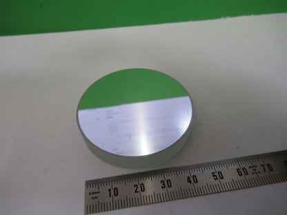 OPTICAL FLAT SILVER MIRROR LASER OPTICS AS PICTURED #Z7-A-88