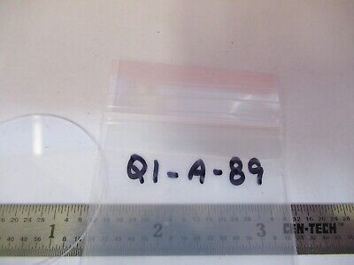 OPTICAL FLAT GLASS BLANK OPTICS AS PICTURED &Q1-A-89