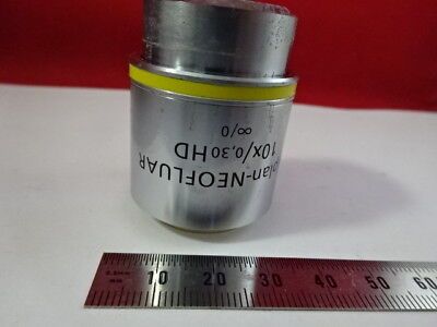 ZEISS GERMANY OBJECTIVE NEOFLUAR HD 10X 442334 EPI MICROSCOPE PART OPTICS &98-45