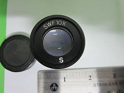 MICROSCOPE PART MITUTOYO JAPAN EYEPIECE SWF10X OPTICS AS IS BIN#65-20