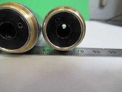 ASSORTED OBJECTIVES LENSES OPTICS LOT MICROSCOPE PART AS PICTURED Z1-A-61