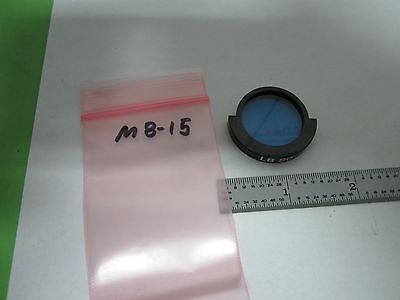 MICROSCOPE PART BLUE FILTER LB80 OPTICS BIN#M8-15