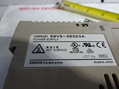 OMRON JAPAN S8VS-0624A POWER SUPPLY 24V CONTROL SYSTEMS AS PICTURED &96-32