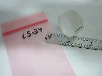 OPTICAL COATED THICK FILTER LENS LASER OPTICS AS IS BIN#L5-34