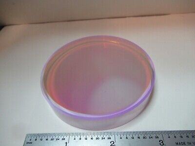 OPTICAL FLAT COATED 3" DIAMETER FUSED SILICA ZYGO OPTICS AS PICTURED &16-A-13