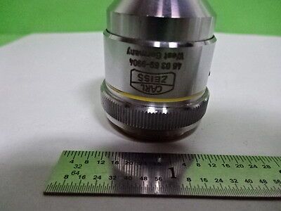 MICROSCOPE PART OBJECTIVE CARL ZEISS GERMANY EPIPLAN HD 8X OPTICS AS IS #4T-B-01