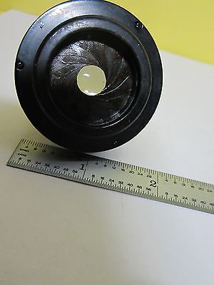 FOR PARTS MICROSCOPE PART CONDENSER [rusty] OPTICS AS IS BIN#U7-32