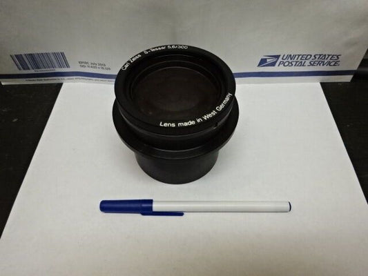 OPTICAL LENS CARL ZEISS GERMANY S-TESSAR 5.6/300  OPTICS AS PICTURED  #82-12