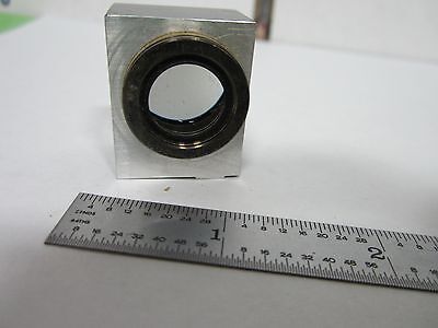 MICROSCOPE PART  MOUNTED LENS GERMANY OPTICS BIN#R2-24