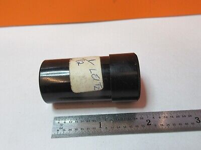 ANTIQUE BRASS EMPTY OBJECTIVE CAN LEITZ MICROSCOPE PART AS PICTURED &7B-B-95