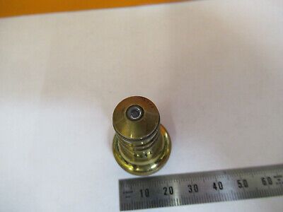 ANTIQUE CARL ZEISS DD BRASS OBJECTIVE MICROSCOPE PART AS PICTURED &P9-A-41