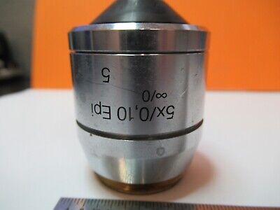 POLYVAR REICHERT AUSTRIA OBJECTIVE 5X IK MICROSCOPE PART AS PICTURE &W8-A-76