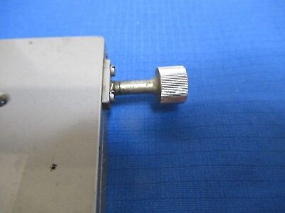 UNITRON JAPAN STAGE TABLE X-Y MICROMETER MICROSCOPE PART AS PICTURED &FT-3-46