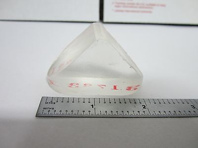 OPTICAL GLASS PREFORM FOR PRISM LASER OPTICS AS IS BIN#Q3-10