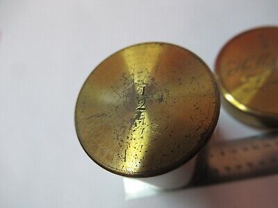 ANTIQUE BRASS HENRY CROUCH LONDON EMPTY OBJECTIVE CANISTER AS PICTURED &Q1-A-08