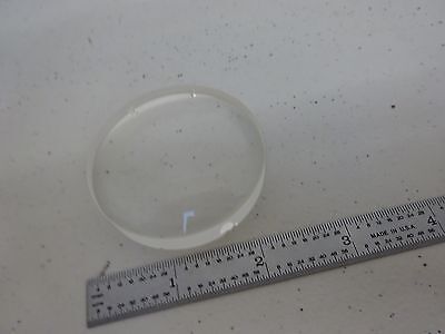 OPTICAL CONVEX CONCAVE LENS [chips on edge] OPTICS AS IS BIN#P2-H-04