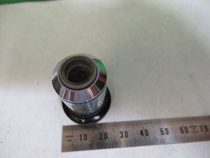 WILD HEERBRUGG OBJECTIVE PHASE FLUOTAR 10X MICROSCOPE PART AS PICTURED Z1-A-169