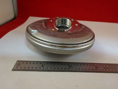 MICROSCOPE PART OLYMPUS JAPAN NOSEPIECE AS IS #AH-11