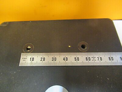 SPENCER AO VINTAGE STAGE TABLE ANTIQUE MICROSCOPE PART AS PICTURED &P2-A-77