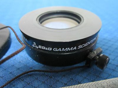 EG&G GAMMA SCIENTIFIC OPTICAL LENS OPTICS MIL SPEC 1X NA.01