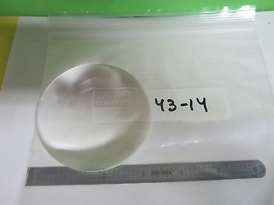 OPTICAL LARGE BI CONVEX LENS LASER OPTICS BIN#43-14