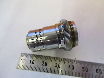 BAUSCH LOMB 10X OBJECTIVE LENS MICROSCOPE PART OPTICS AS PICTURED P6-A-109