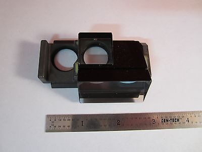 OPTICAL MICROSCOPE MOUNTED PRISM STEREO SCOPE OPTICS BIN#C5-6