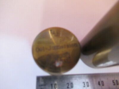 EMPTY BRASS CANISTER OBJECTIVE KREMP WETZLAR MICROSCOPE PART AS PICTURED P4-B-67