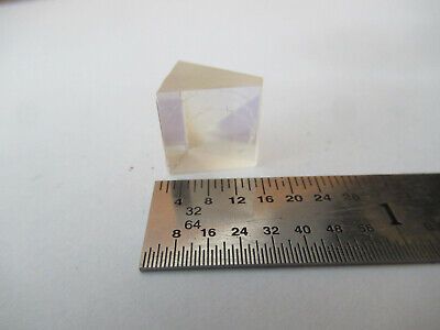 OPTICAL GLASS PRISM [dirty] OPTICS AS PICTURED &F2-A-94