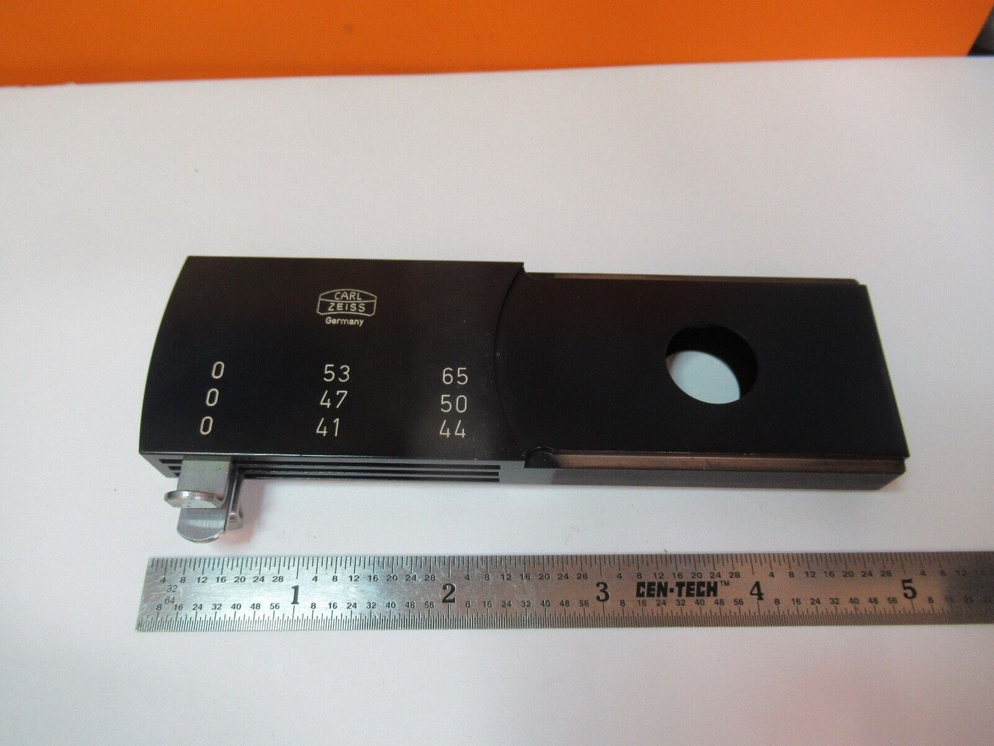 ZEISS FILTER SLIDE PHOTOMIC OPTICS MICROSCOPE PART AS PICTURED &A2-A-08