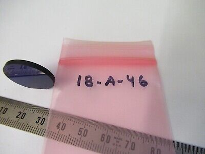 OPTICAL TRUNCATED GLASS BLUE FILTER OPTICS AS PICTURED &18-A-46