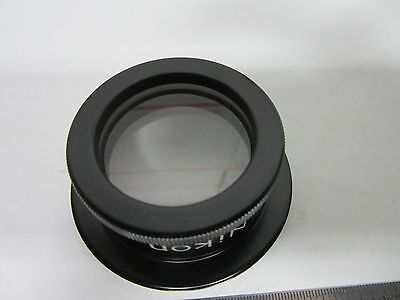 OPTICAL MICROSCOPE LENS DETECT NIKON JAPAN OPTICS BIN#F5-R-15