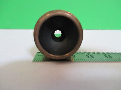 ANTIQUE BAUSCH LOMB BRASS OBJECTIVE LENS MICROSCOPE PART AS PICTURED Q9-A-46