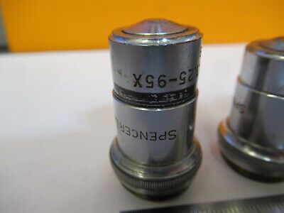 AO AMERICAN OPTICS OBJECTIVE SPENCER LOT MICROSCOPE PART AS PICTURED &8y-a-102