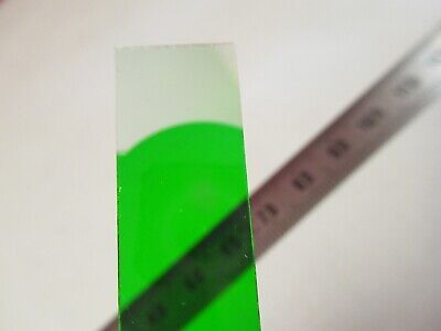 OPTICAL GLASS PLATE COATED DICHROIC MIRROR FILTER OPTICS AS PICTURED &8-A-95