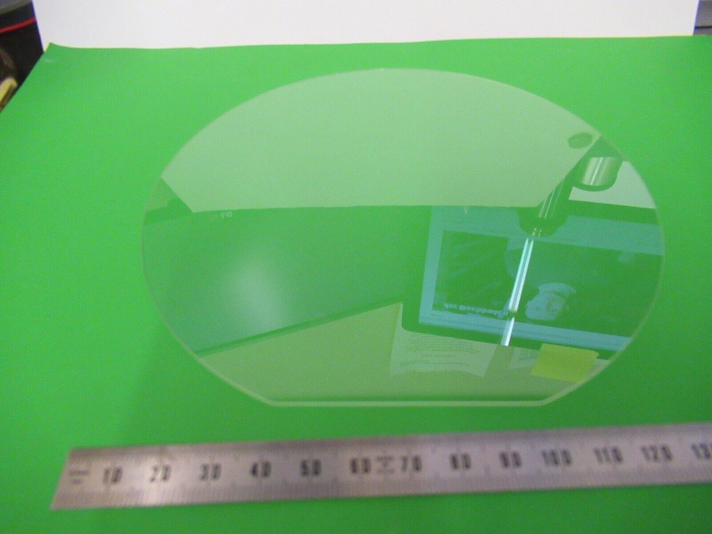 OPTICAL PYREX WAFER 150mm DIA 0.4mm TK CORNING LASER OPTICS AS PICTURED &15-A-56