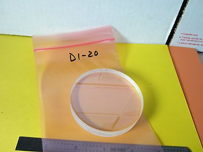 OPTICAL UV ULTRAVIOLET FILTER LENS MIL SPEC LASER OPTICS BIN#D1-20