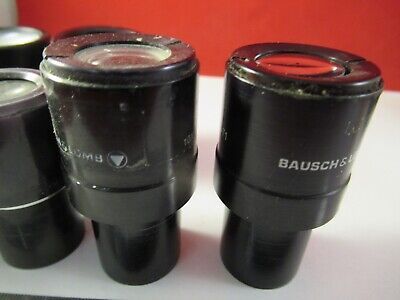 FOR PARTS LOT EYEPIECES BAUSCH OLYMPUS AO MICROSCOPE PART AS PICTURED &FT-6-14