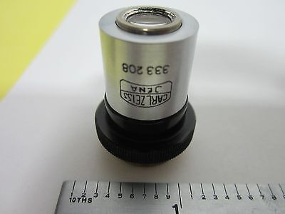 MICROSCOPE PART OBJECTIVE CARL ZEISS POL 6.3X PLANACHROMAT OPTICS BIN#H6-11