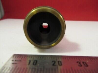 ANTIQUE ERNST LEITZ GERMANY OBJECTIVE 45X OPTICS MICROSCOPE PART AS PIC &8-B-62